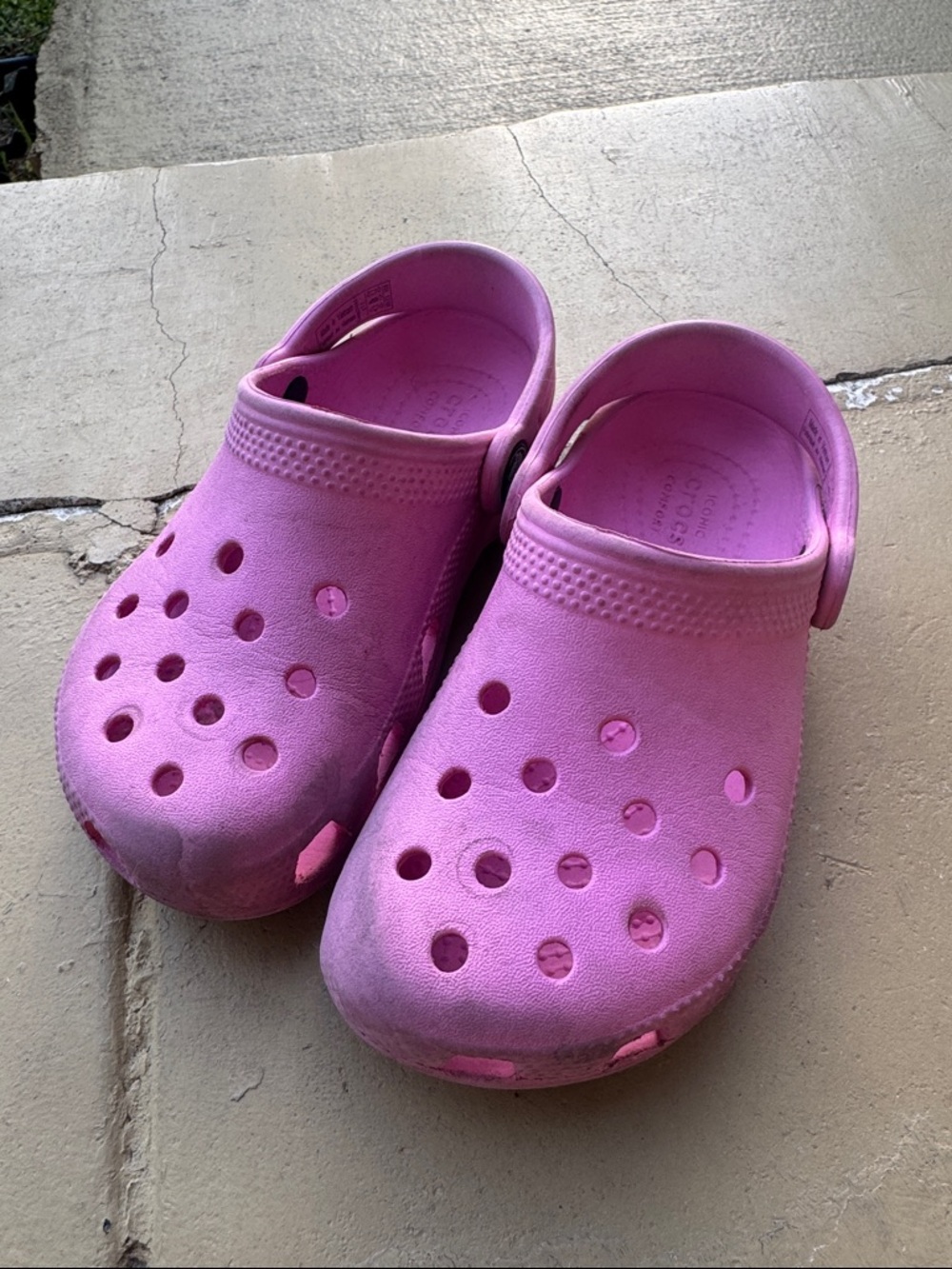 Kids Pink Croc Shoes - Comfortable Slip-On Sandals